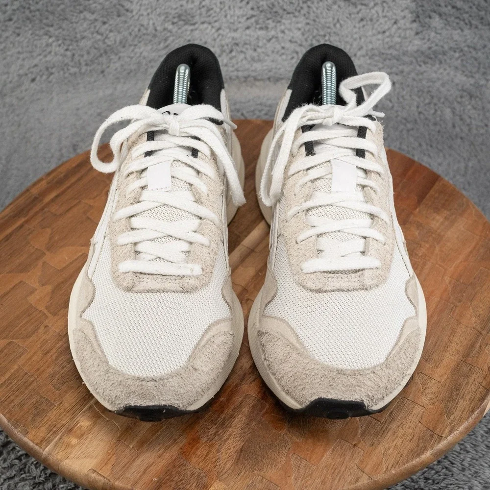 Asics Jogger X81 Mens Size 9.5 US Birch White Suede Mesh Retro Sneakers Shoes